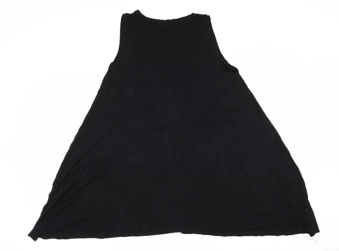 Womens UK Size M Amisu Black Basic Tank