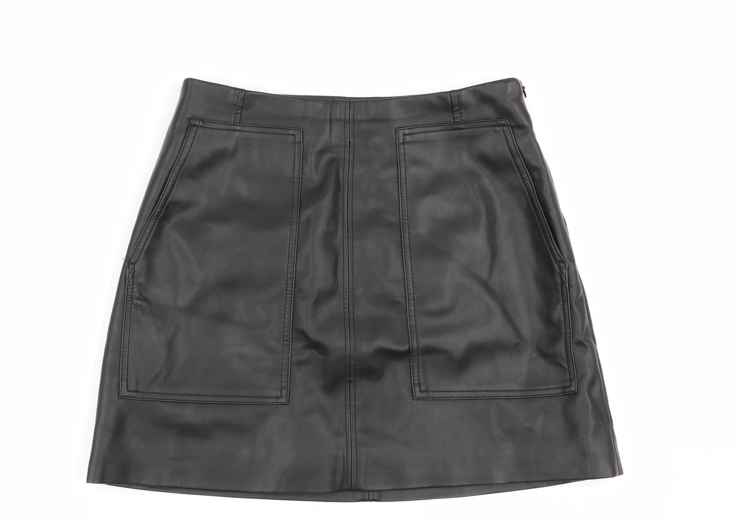 H&M Womens Black   Flare Skirt Size 12