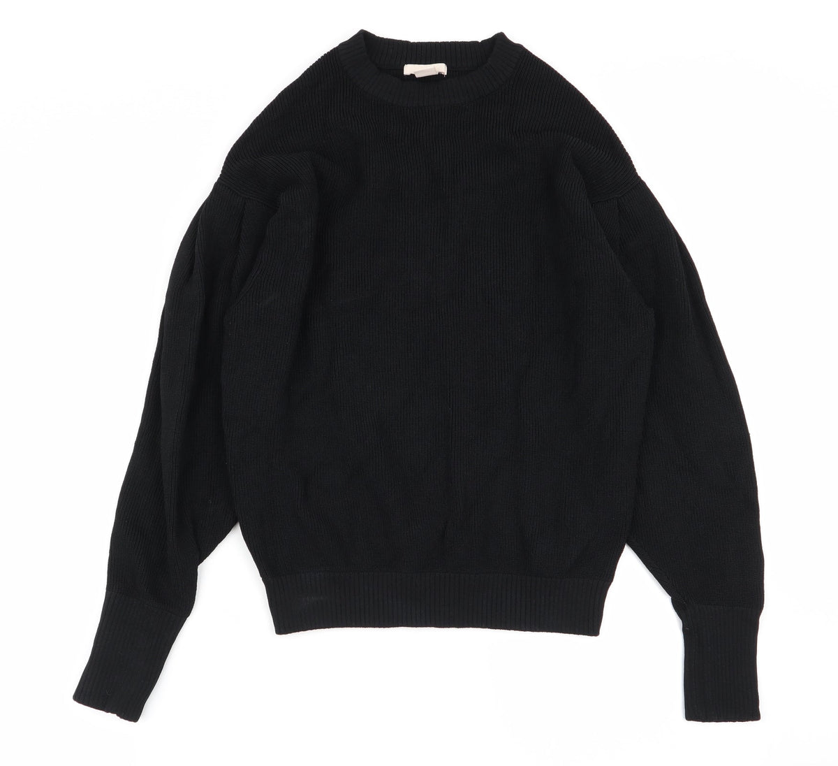 Womens UK Size 8 H&M Black Pullover Jumper