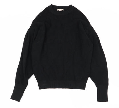 Womens UK Size 8 H&M Black Pullover Jumper