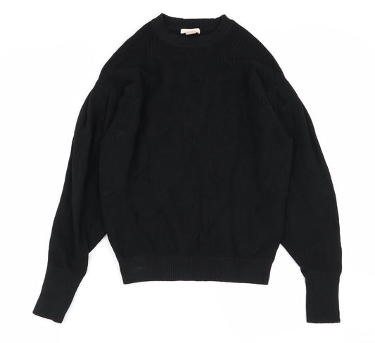 Womens UK Size 8 H&M Black Pullover Jumper