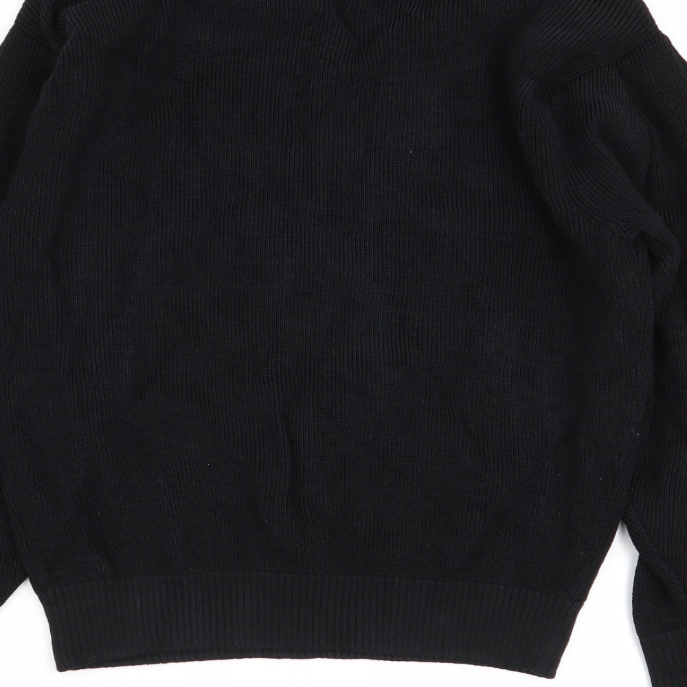Womens UK Size 8 H&M Black Pullover Jumper
