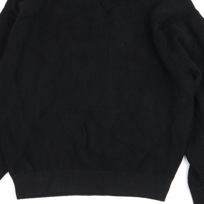 Womens UK Size 8 H&M Black Pullover Jumper