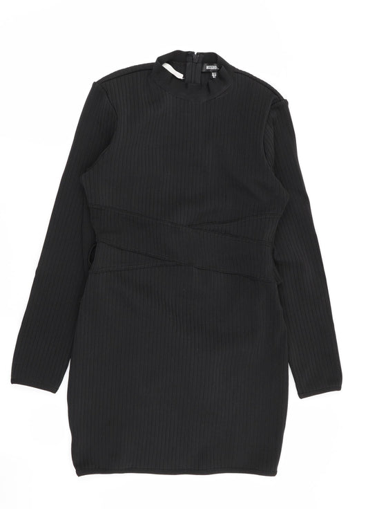 Missguided Womens Black   Fit & Flare  Size 12