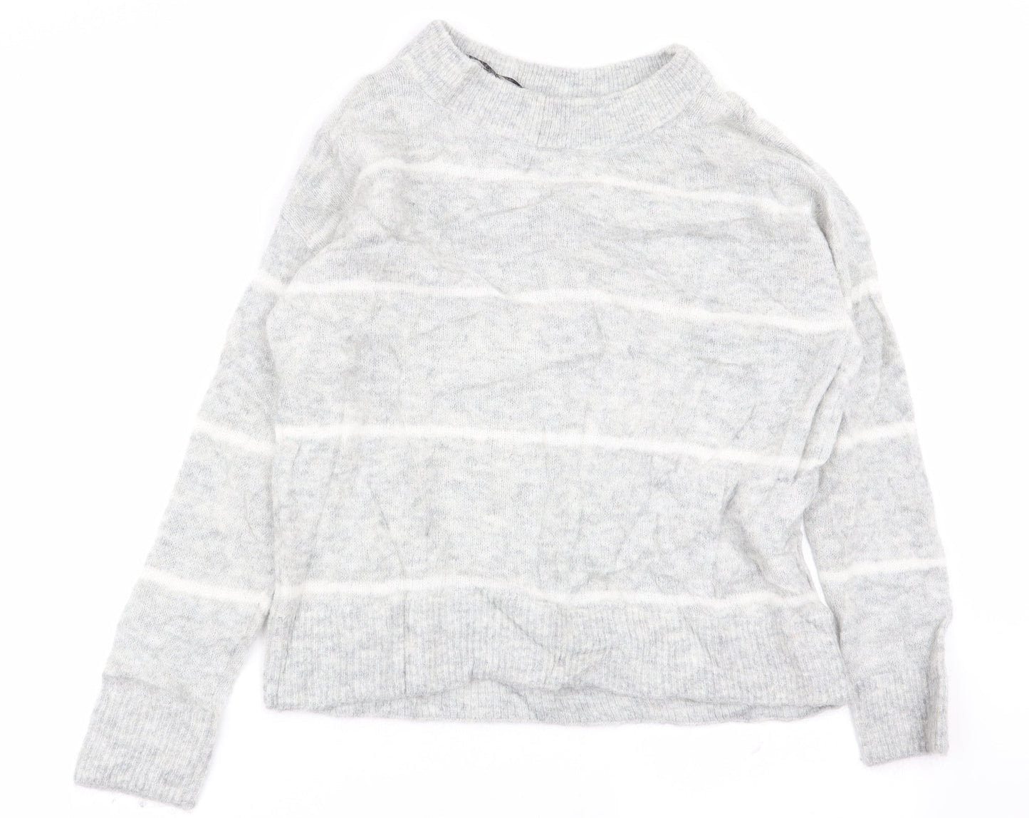 Womens UK Size 6 H&M Grey Pullover Jumper