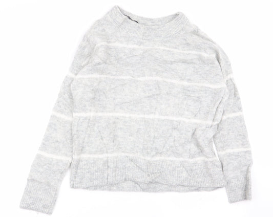 Womens UK Size 6 H&M Grey Pullover Jumper
