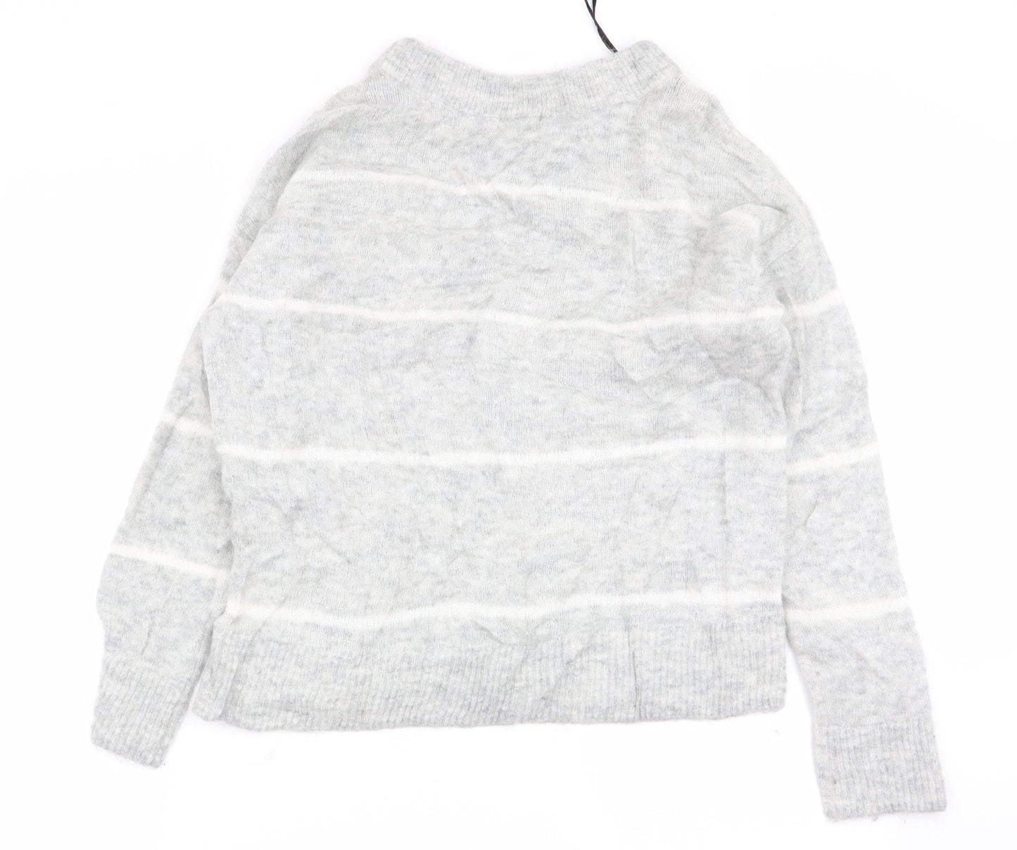 Womens UK Size 6 H&M Grey Pullover Jumper
