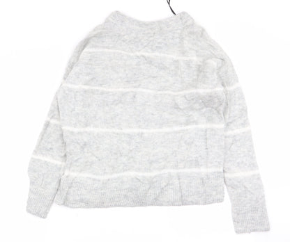 Womens UK Size 6 H&M Grey Pullover Jumper