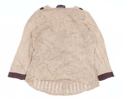 Womens UK Size M stephen Beige Pullover Jumper