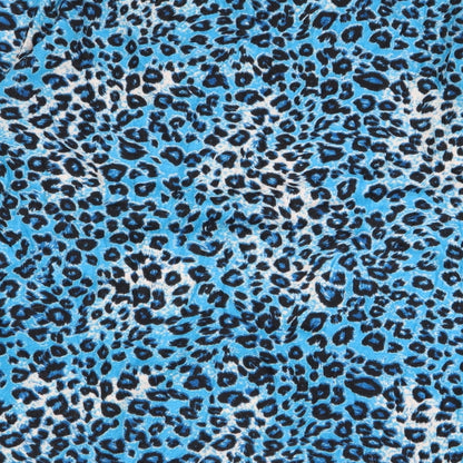 Brand and care label for shi sheng women’s multicoloured animal print basic t-shirt, size L