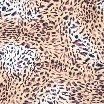 luc 8 fashion Womens Multicoloured Animal Print  Basic T-Shirt Size 12