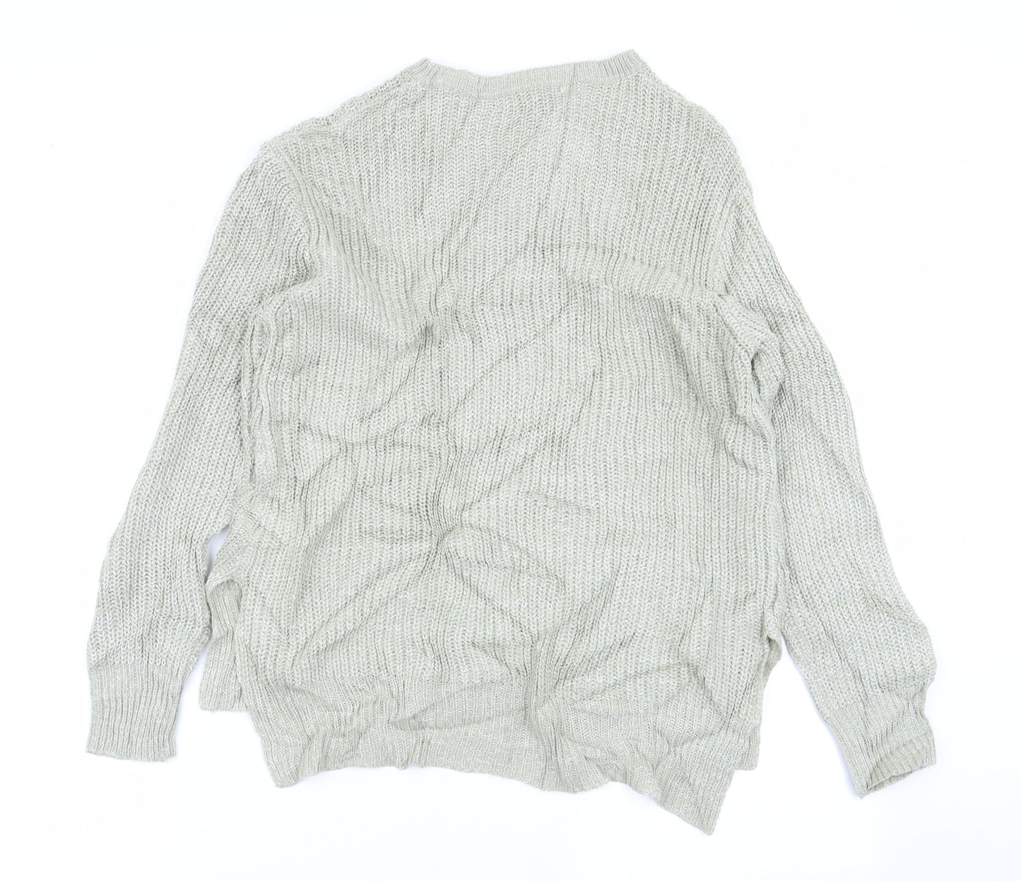 Womens UK Size S Peacocks Green Pullover Jumper