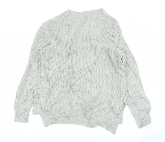 Womens UK Size S Peacocks Green Pullover Jumper