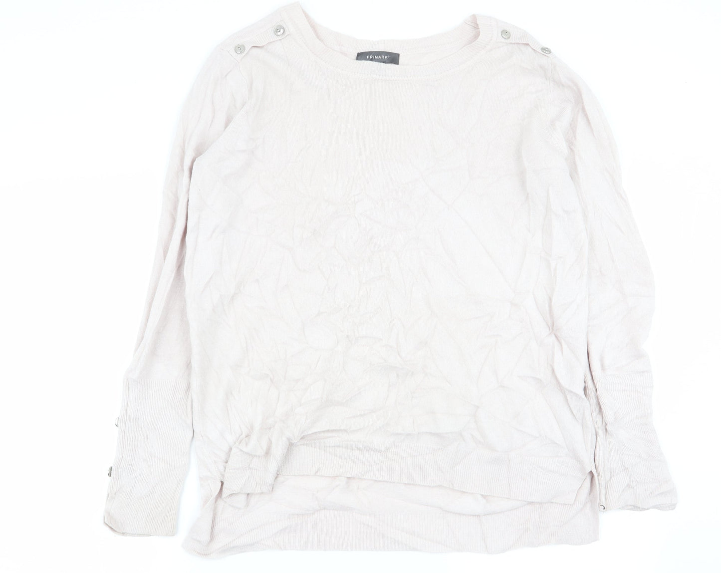 Primark Womens Beige   Pullover Jumper Size 14