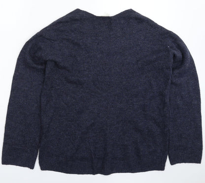 Womens UK Size XS H&M Blue Pullover Jumper