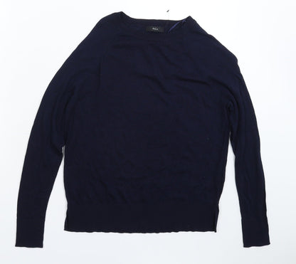 Womens UK Size 8 M&Co Blue Pullover Jumper