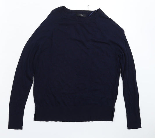 Womens UK Size 8 M&Co Blue Pullover Jumper