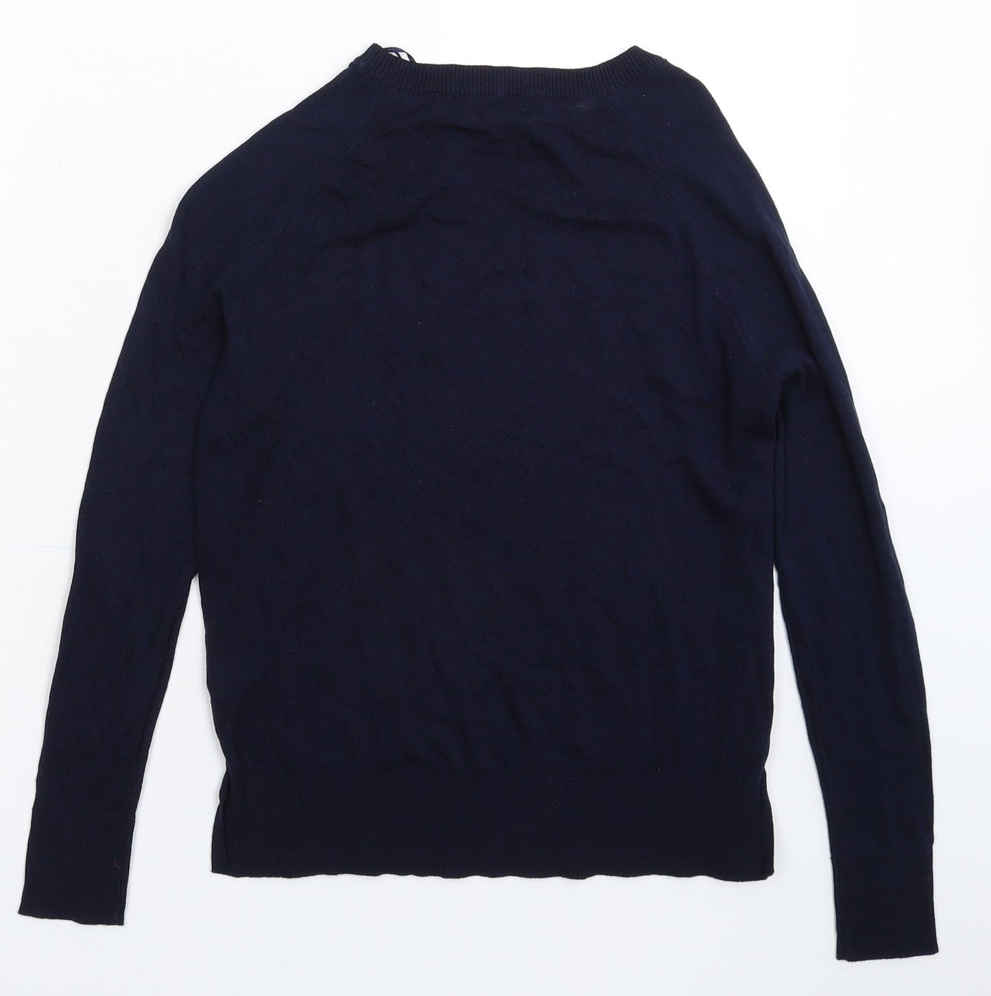 Womens UK Size 8 M&Co Blue Pullover Jumper