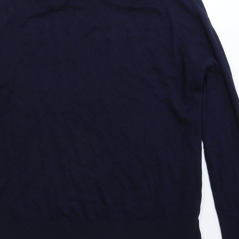 Womens UK Size 8 M&Co Blue Pullover Jumper