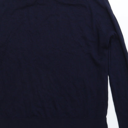 Womens UK Size 8 M&Co Blue Pullover Jumper