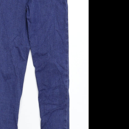 Denim & Co. Womens Blue  Denim Jegging Jeans Size 8 L26 in