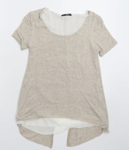 Quiz Womens Grey   Basic T-Shirt Size 8