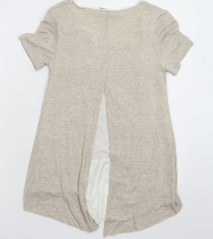 Quiz Womens Grey   Basic T-Shirt Size 8