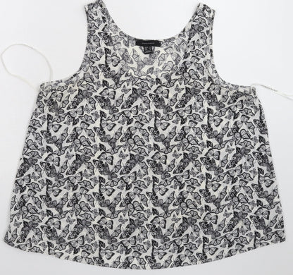 Atmosphere Womens White   Basic Tank Size 16