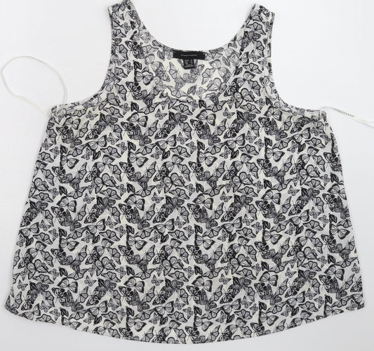 Atmosphere Womens White   Basic Tank Size 16