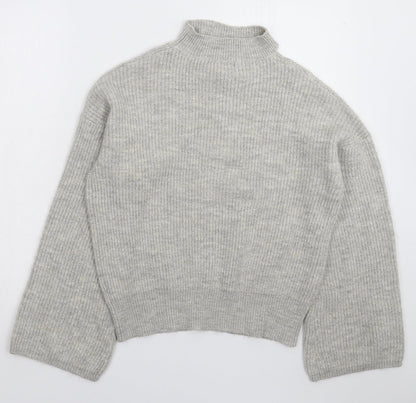 Primark Womens Grey  Knit Pullover Jumper Size 12