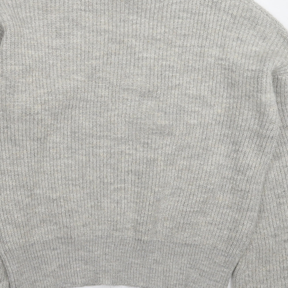 Primark Womens Grey  Knit Pullover Jumper Size 12