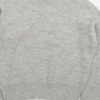 Primark Womens Grey  Knit Pullover Jumper Size 12
