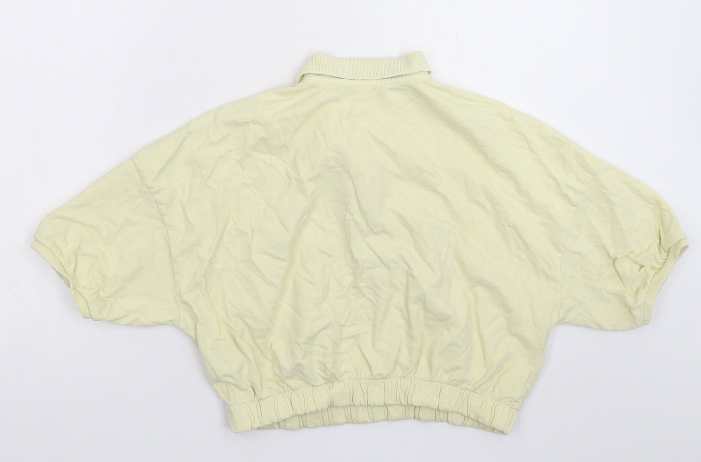 Zara Girls Yellow   Cropped Polo Size 13-14 Years