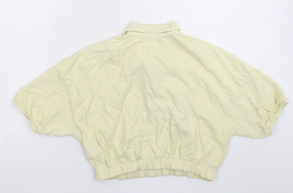 Zara Girls Yellow   Cropped Polo Size 13-14 Years
