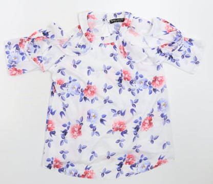 Womens UK Size 6 Select White Basic Blouse