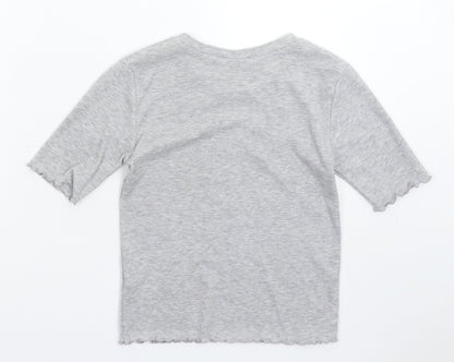 Atmosphere Womens Grey   Basic T-Shirt Size 8