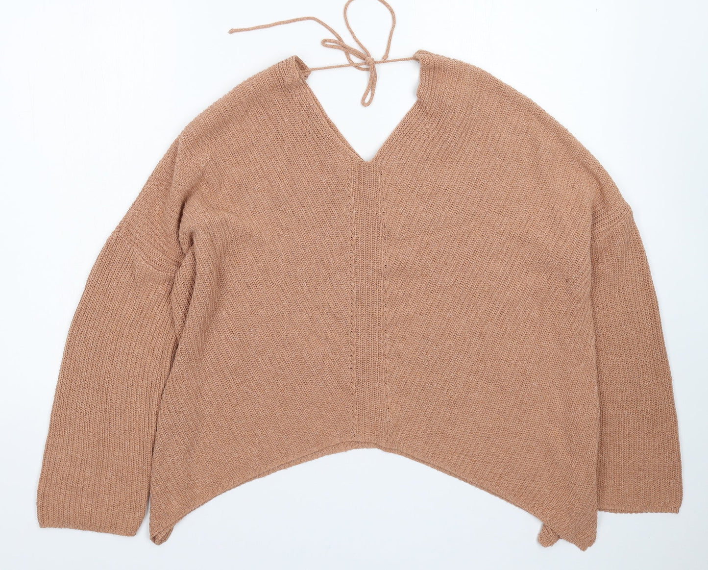 Womens UK Size 10 ASOS Beige Pullover Jumper