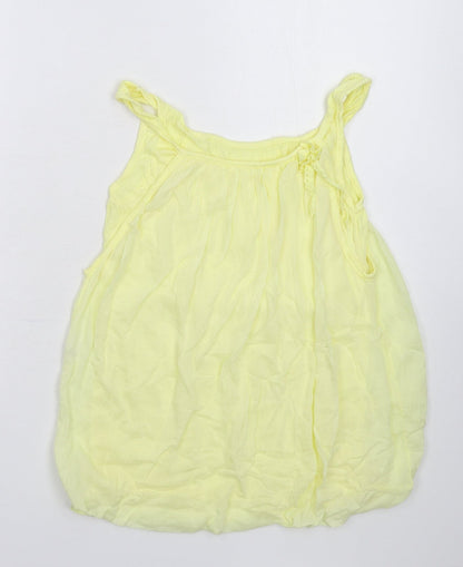 Preworn Womens Yellow   Basic Tank Size 10
