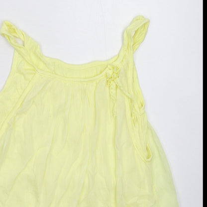 Preworn Womens Yellow   Basic Tank Size 10