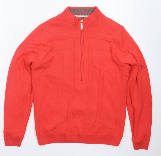 Green Lamb Womens Pink Striped Knit Pullover Jumper Size 10