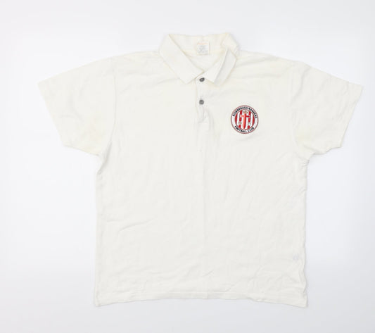 Screen Stars Mens White    Polo Size M