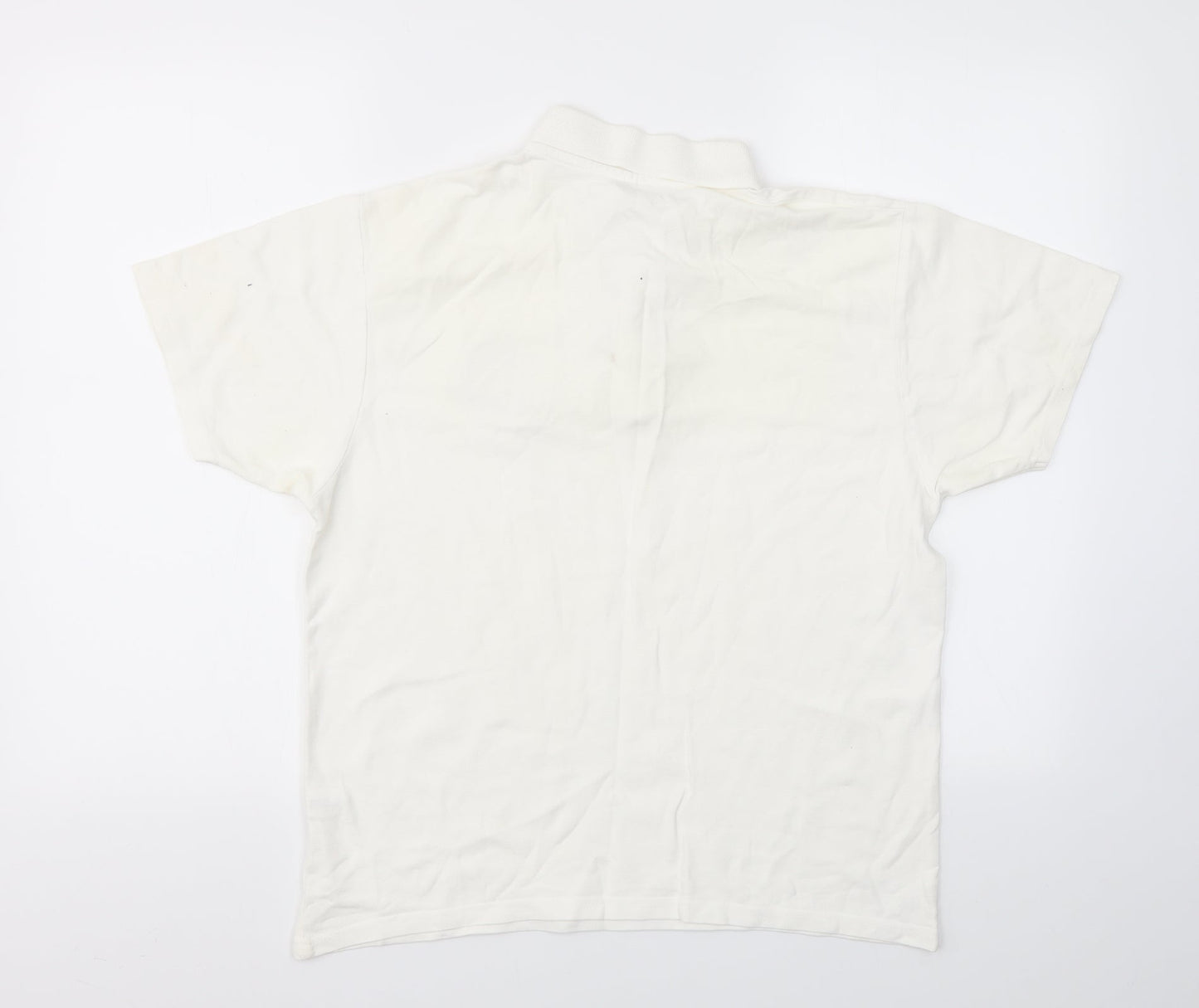 Screen Stars Mens White    Polo Size M
