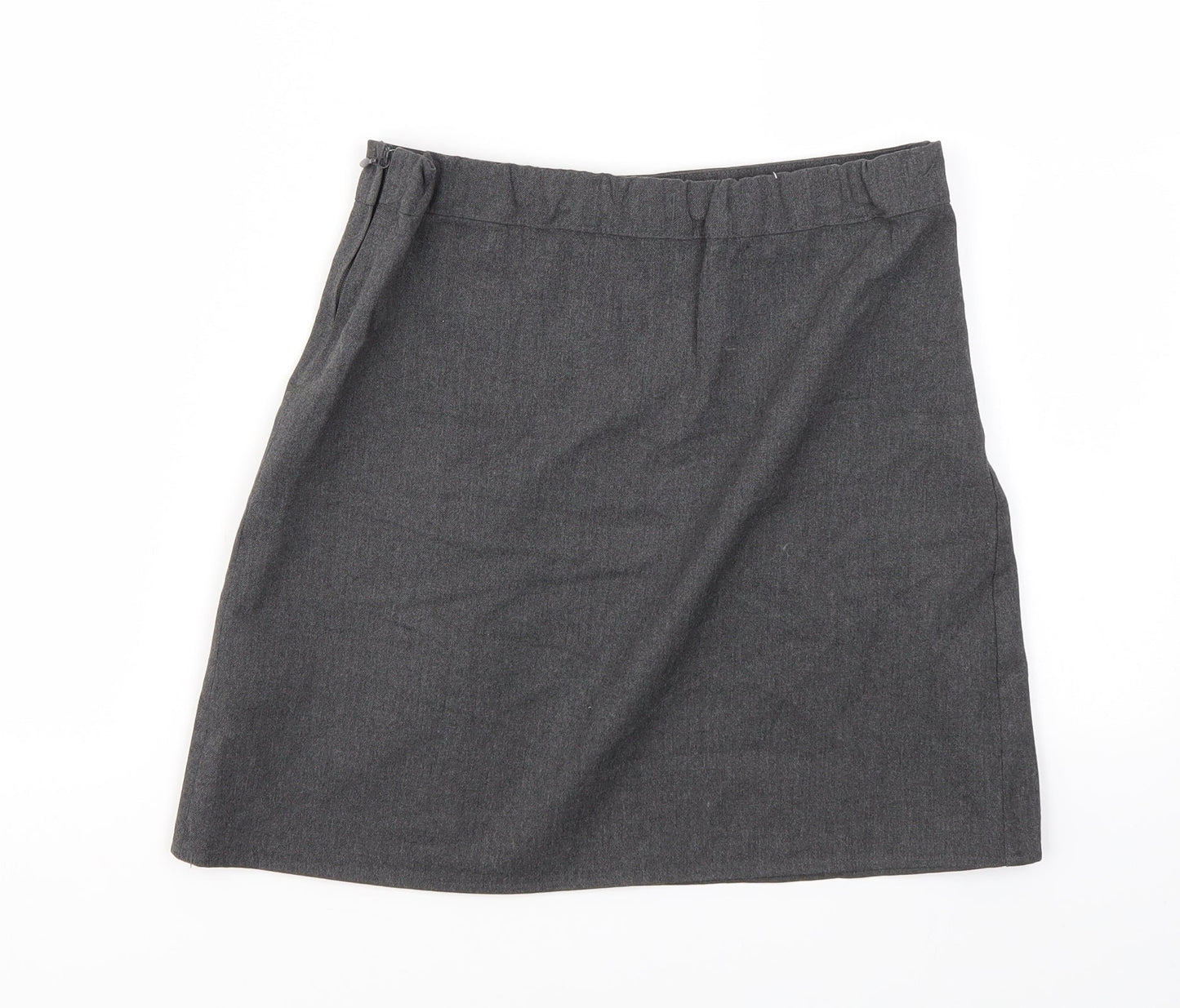 M&S Girls Grey   Flare Skirt Size 9-10 Years
