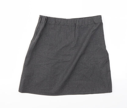 M&S Girls Grey   Flare Skirt Size 9-10 Years