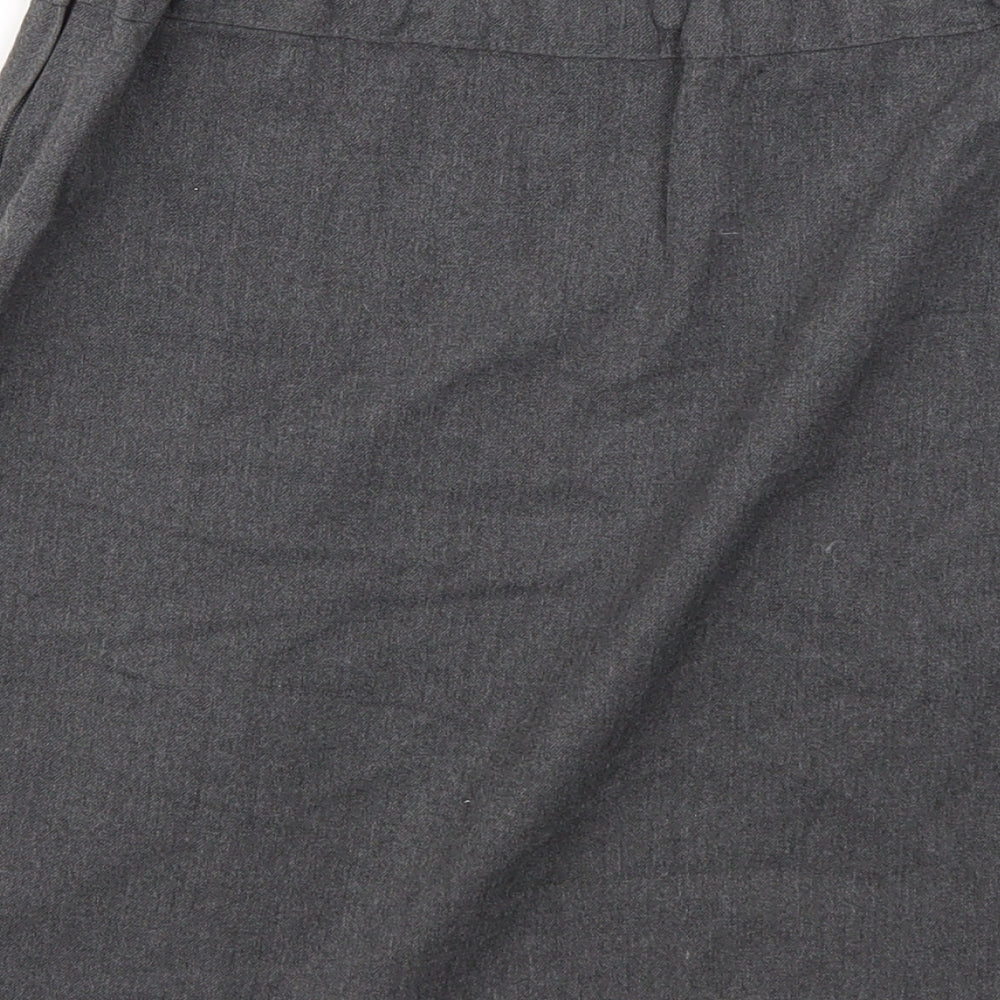 M&S Girls Grey   Flare Skirt Size 9-10 Years