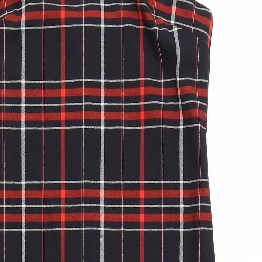 New Look Womens Multicoloured Check  Fit & Flare  Size 10