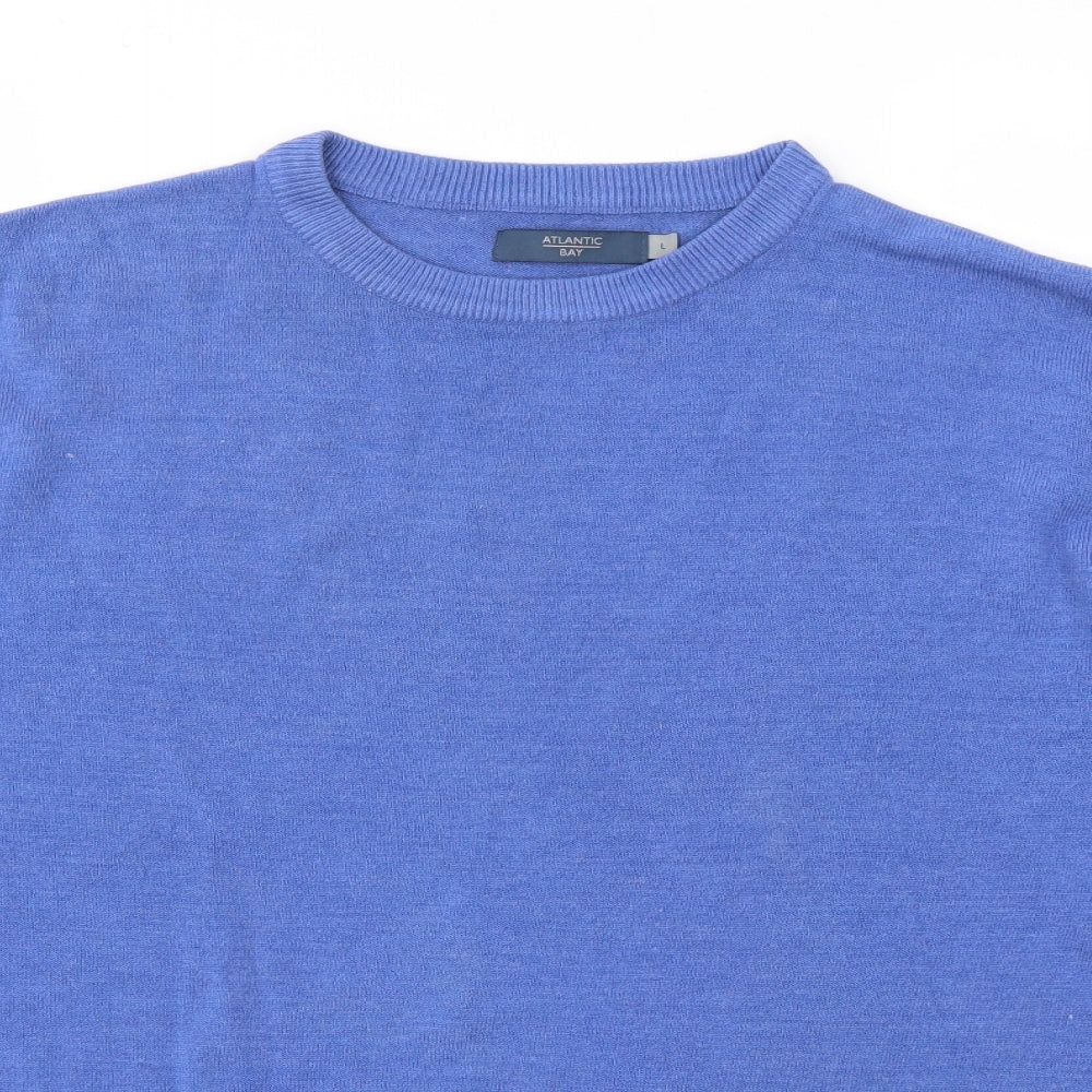 Mens UK Size L BHS Blue Pullover Sweatshirt