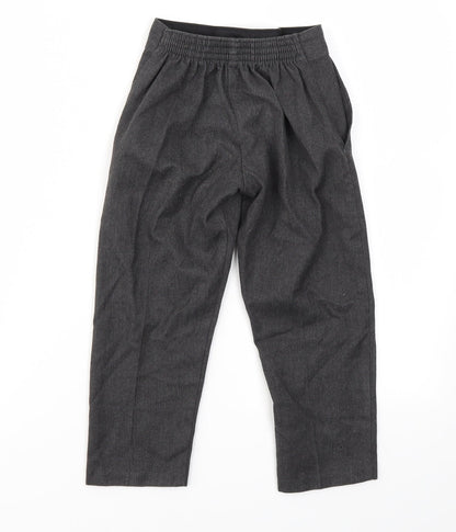 INNOVATION  Girls Grey Ikat  Jogger Trousers Size 5 Years