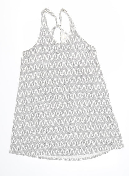 H&M Womens Multicoloured Argyle/Diamond  Fit & Flare  Size S