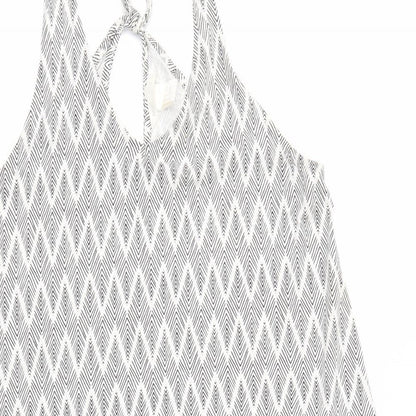 H&M Womens Multicoloured Argyle/Diamond  Fit & Flare  Size S